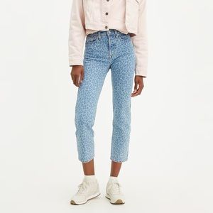 Levi’s Wedgie Straight Fit Leopard Jeans